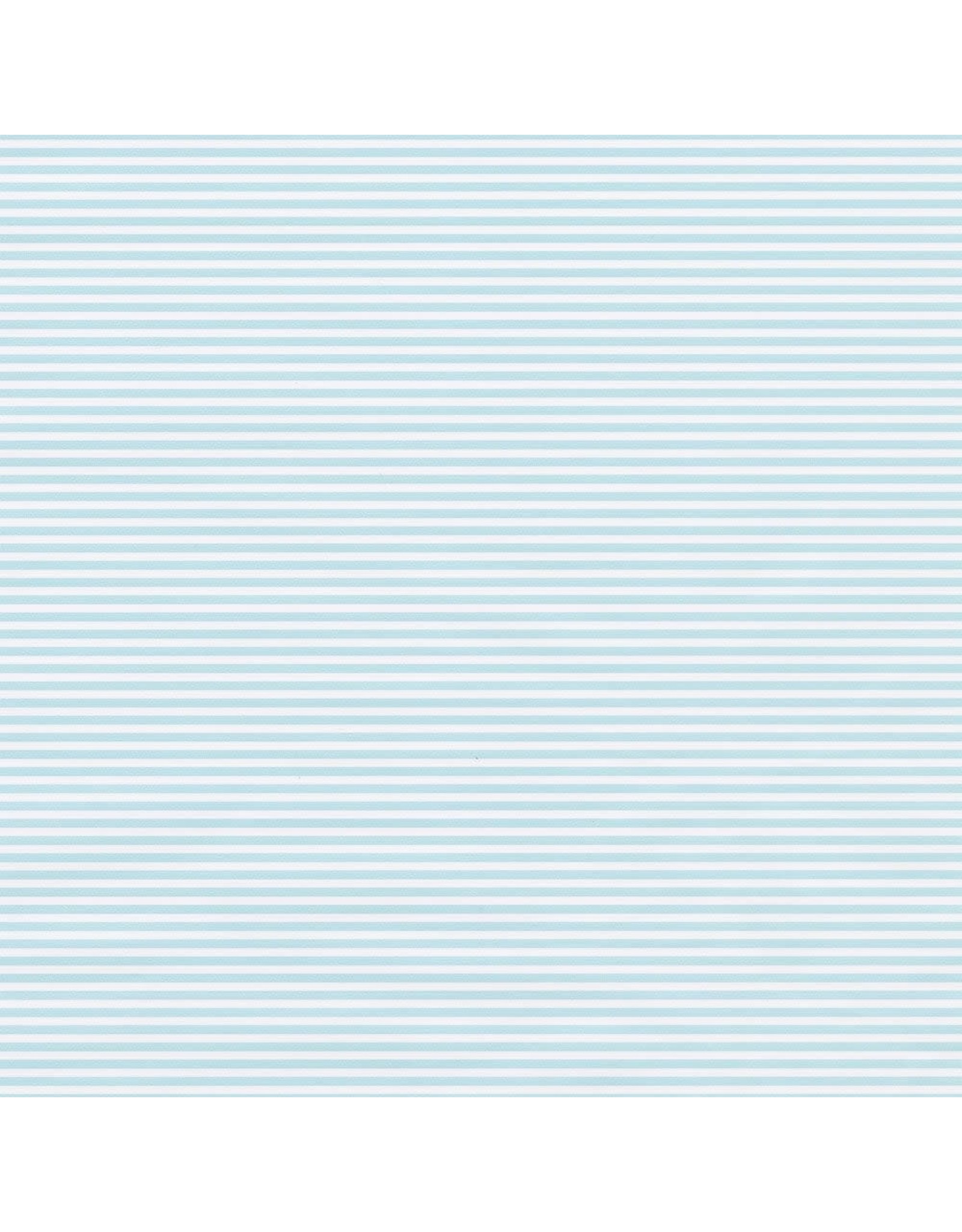Caspari Gift Wrapping Paper 5ft Roll Oxford Stripe Robins Egg Blue