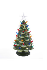 Kurt Adler Ceramic LED Christmas Tree Table Piece