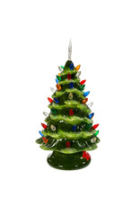 Kurt Adler Ceramic LED Christmas Tree Table Piece