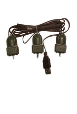Kurt Adler USB Triple Twirl-It With DC Motor Tree Ornament Spinner