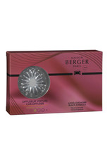 Maison Berger Car Diffuser Kit Vent Clip w Scent Black Angelica