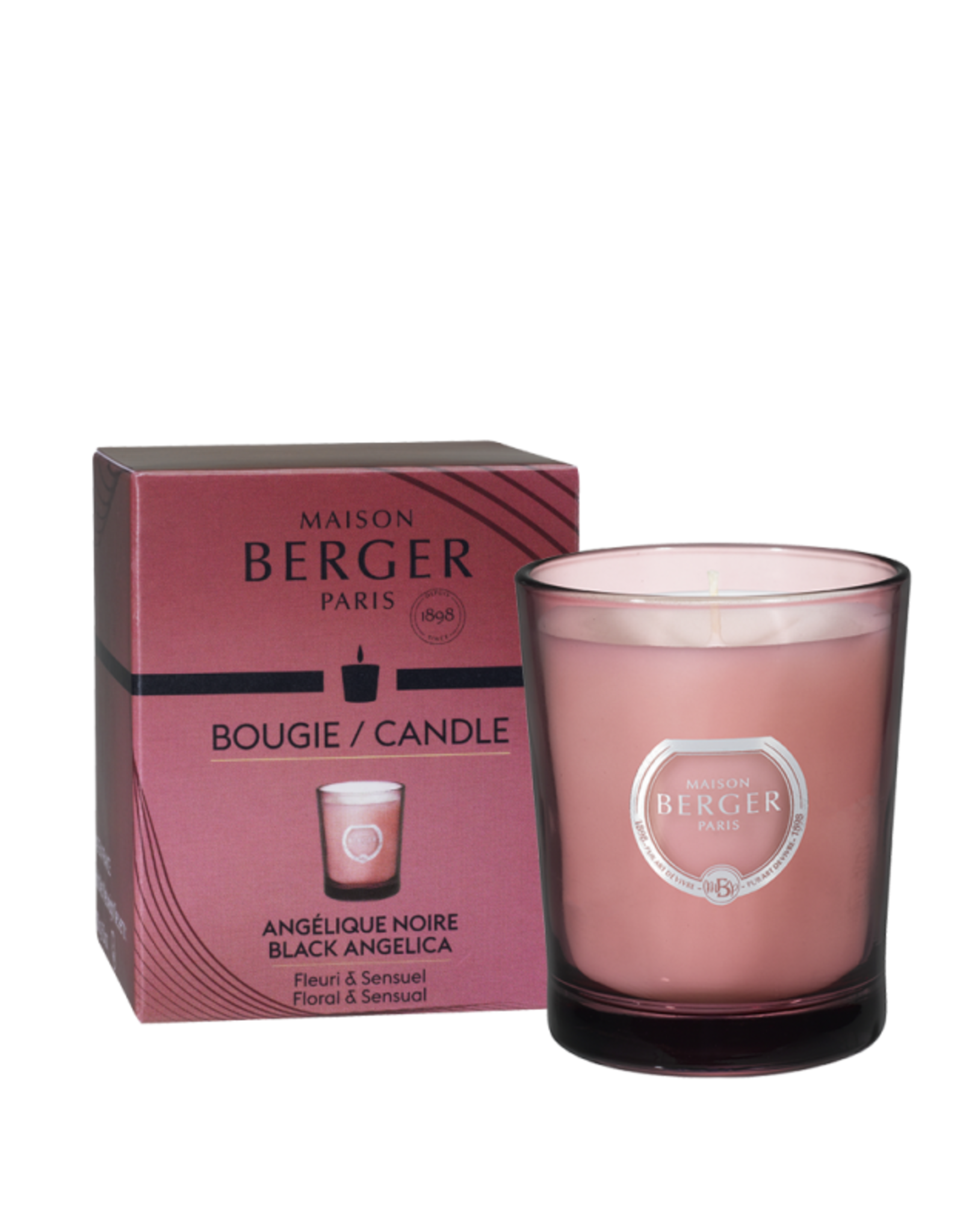 Maison Berger Bougie 6.3 Oz Black Angelica Scented Candle