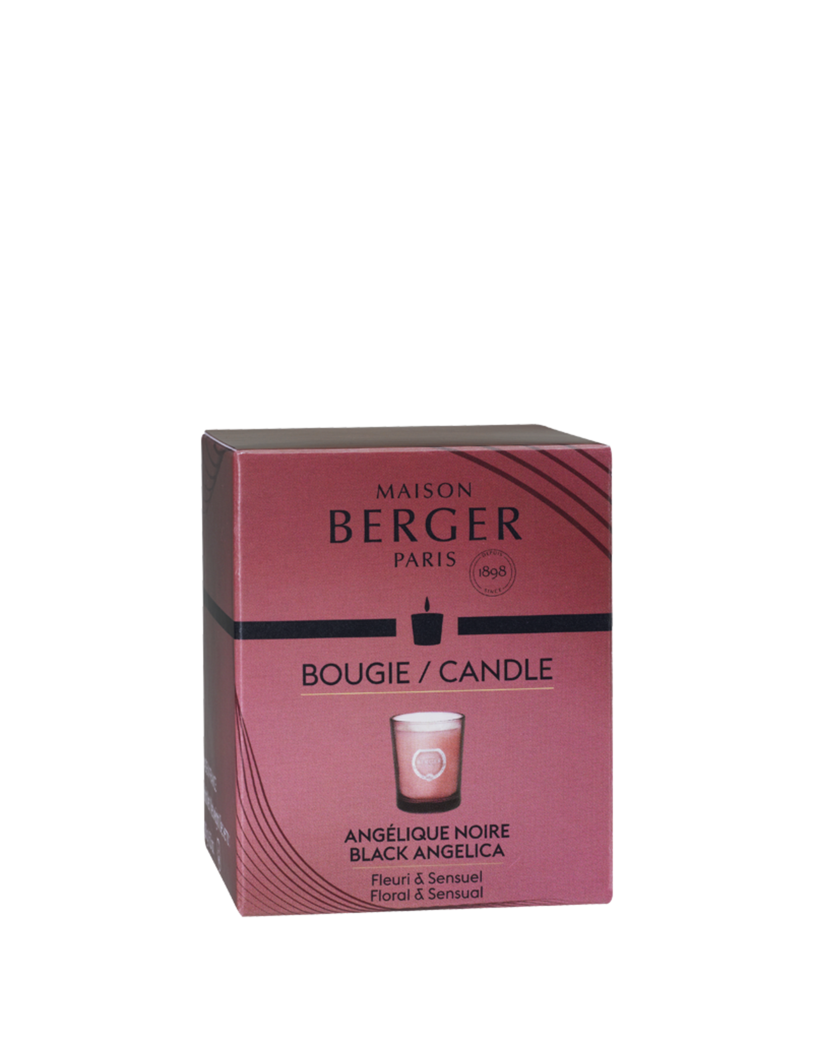 Maison Berger Bougie 6.3 Oz Black Angelica Scented Candle