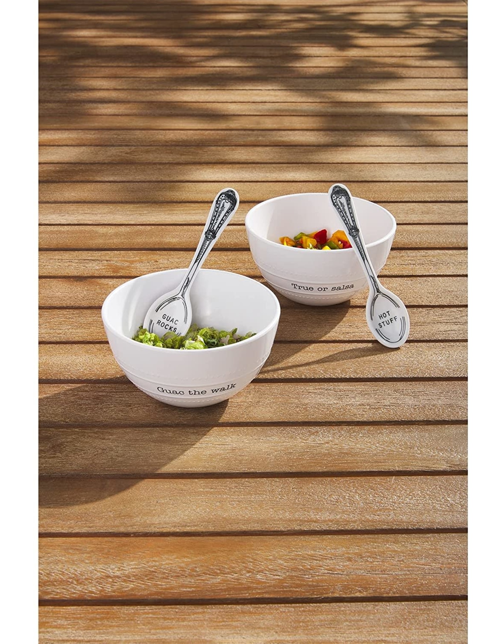 Mud Pie Melamine Guacamole Bowl Set Guac The Walk W Guac Rocks Spoon