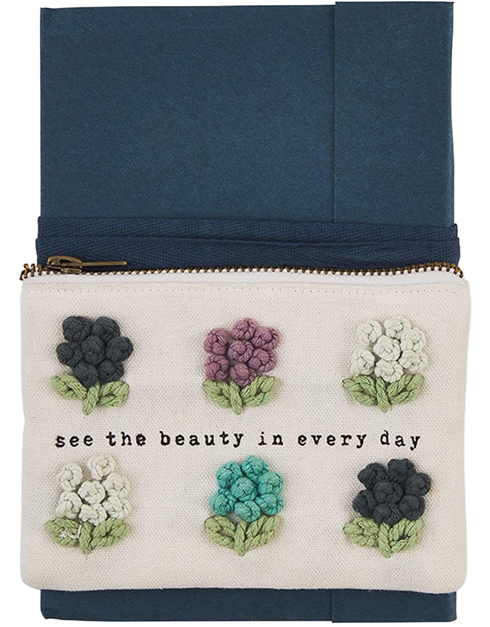 Mud Pie Colorful Journal W Pouch Gift Set See The Beauty In Every Day