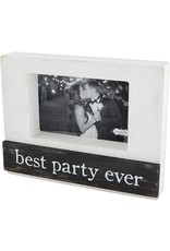 Mud Pie Best Party Ever Block Photo Frame