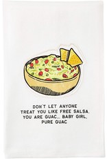 Mud Pie Guacamole Hand Towel You Are Guac Baby Girl Pure Guac