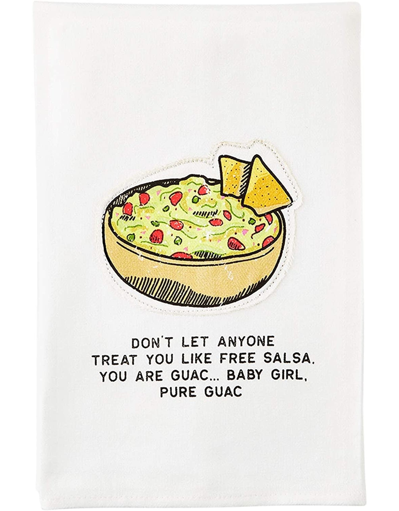 Mud Pie Guacamole Hand Towel You Are Guac Baby Girl Pure Guac