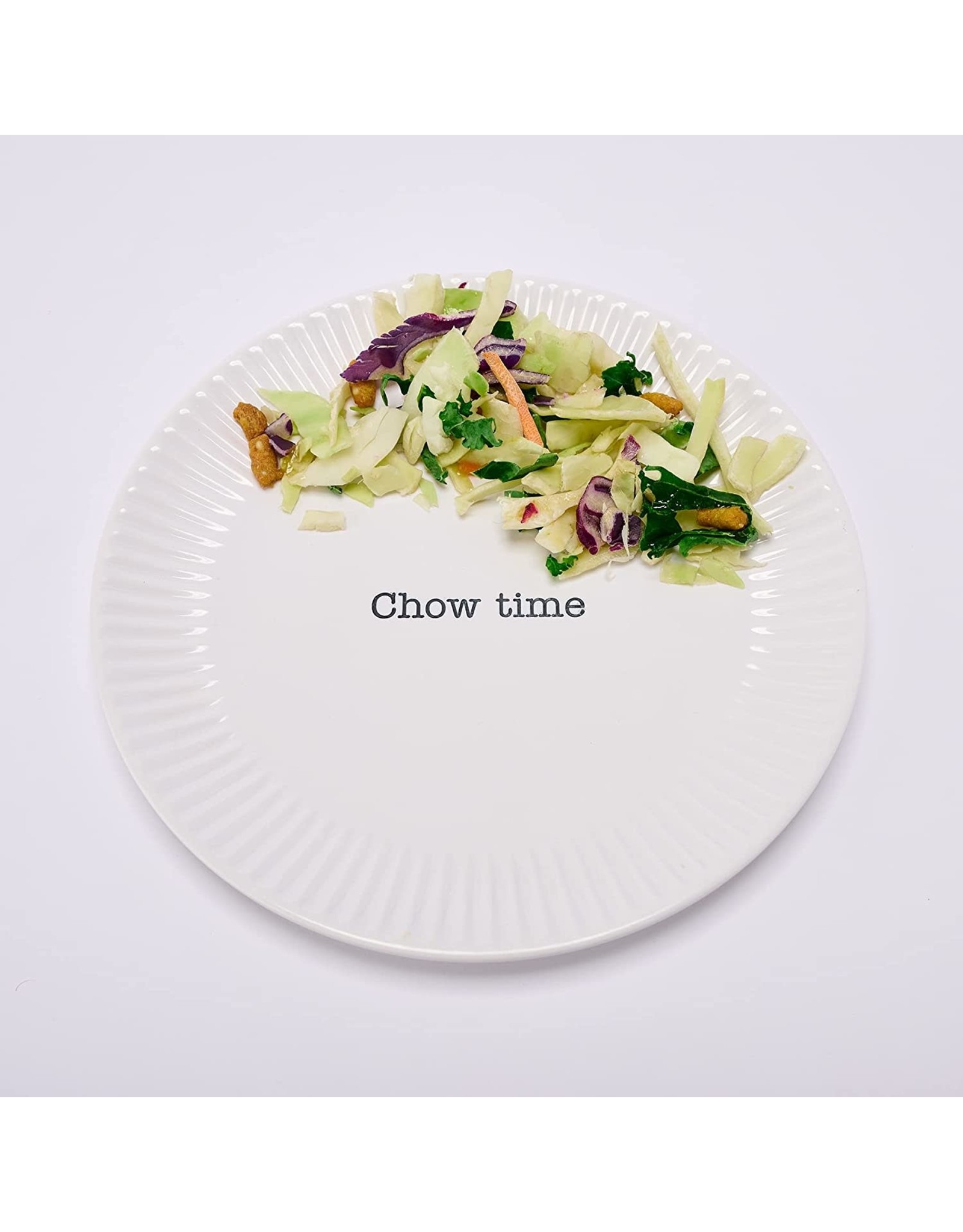 Mud Pie Melamine Salad Plate - Chow Time