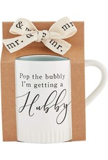 Mud Pie Engaged Coffee Mug 11 Oz Pop The Bubbly Im Getting A Hubby