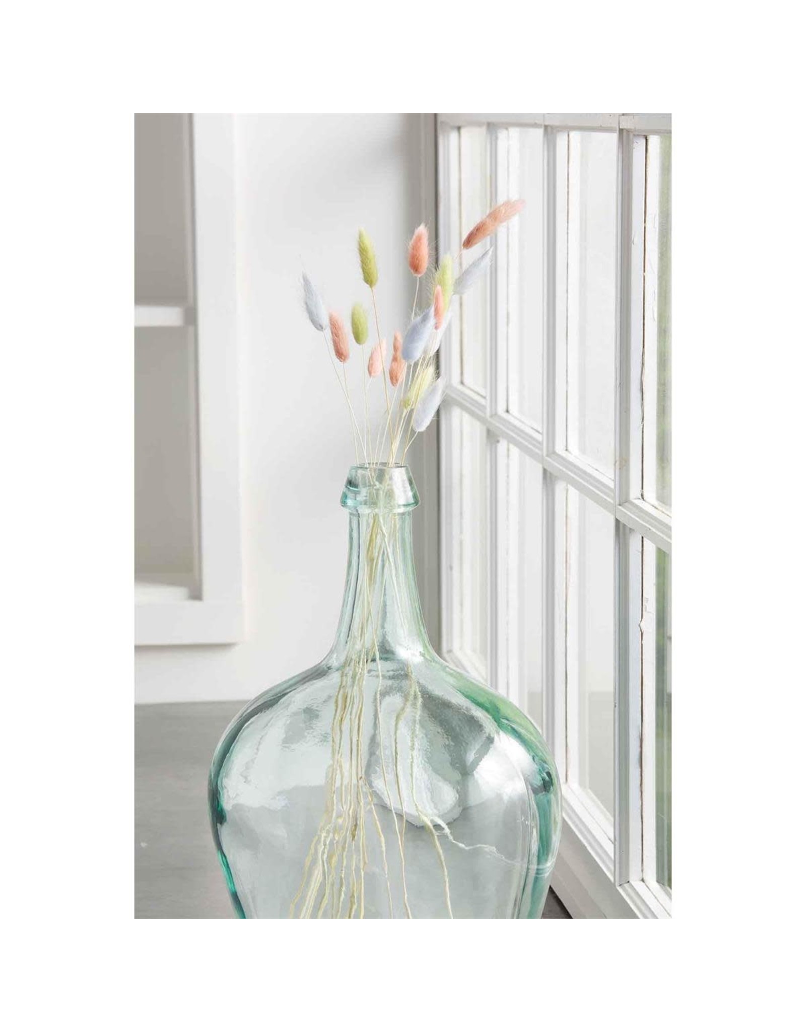 Mud Pie Green Bunny Tail Stalks Bundle 17 Inch Floral Decor