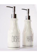 Mud Pie Bistro Kitchen Boxed Hands and Dishes Soap Pump Set