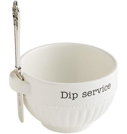 Mud Pie Dip Cup Set Dip Service Dip Bowl With Dip It Up Spreader