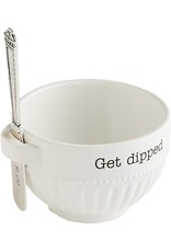 Mud Pie Dip Cup Set Get Dipped Dip Bowl With Dip Is Hip Spreader
