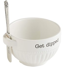 Mud Pie Dip Cup Set Get Dipped Dip Bowl With Dip Is Hip Spreader