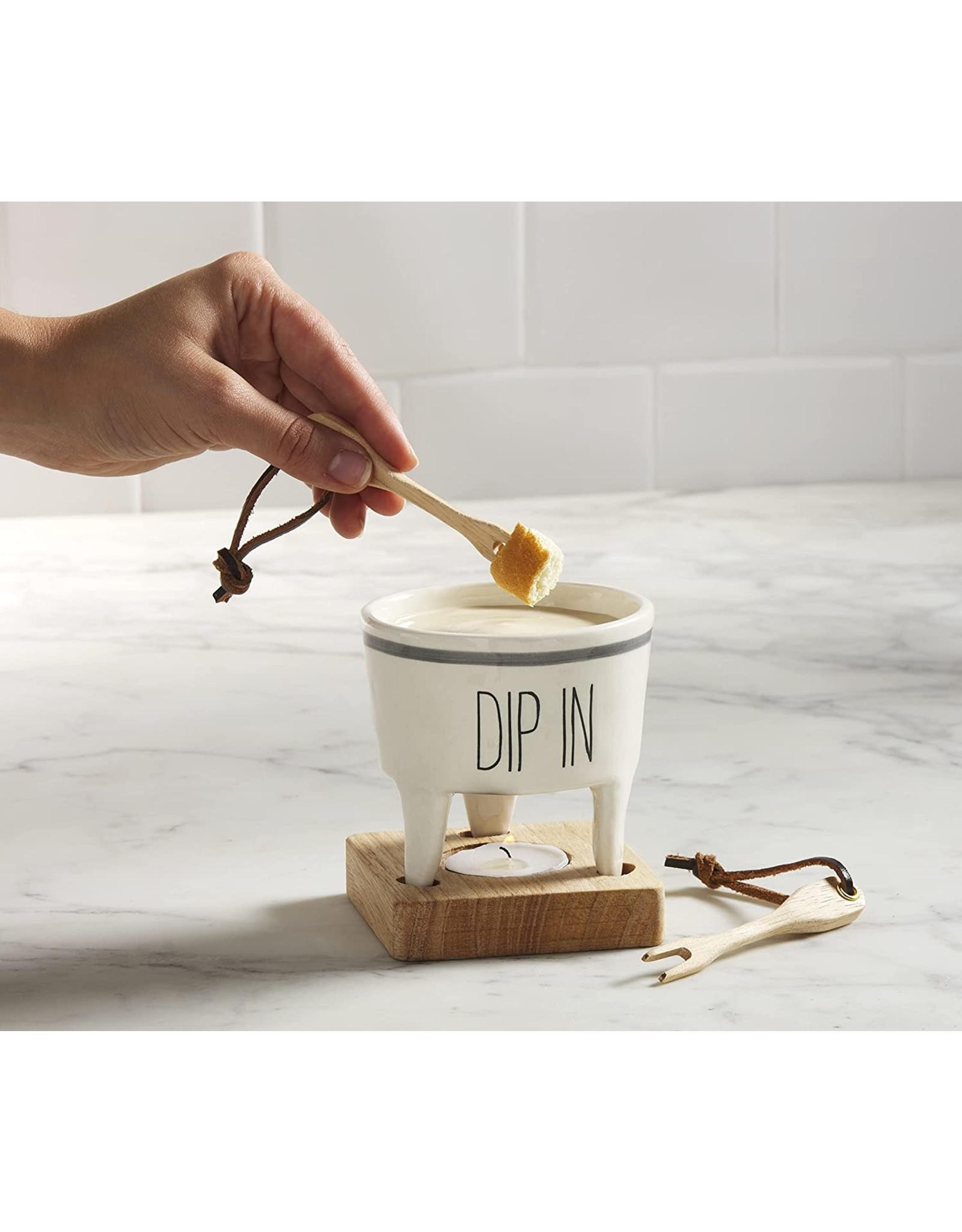 Mud Pie Fondue For Two Dip And Fork Set
