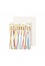 Caspari Party Candles Gift Enclosure Cards 4pk Mini Cards W Envelopes