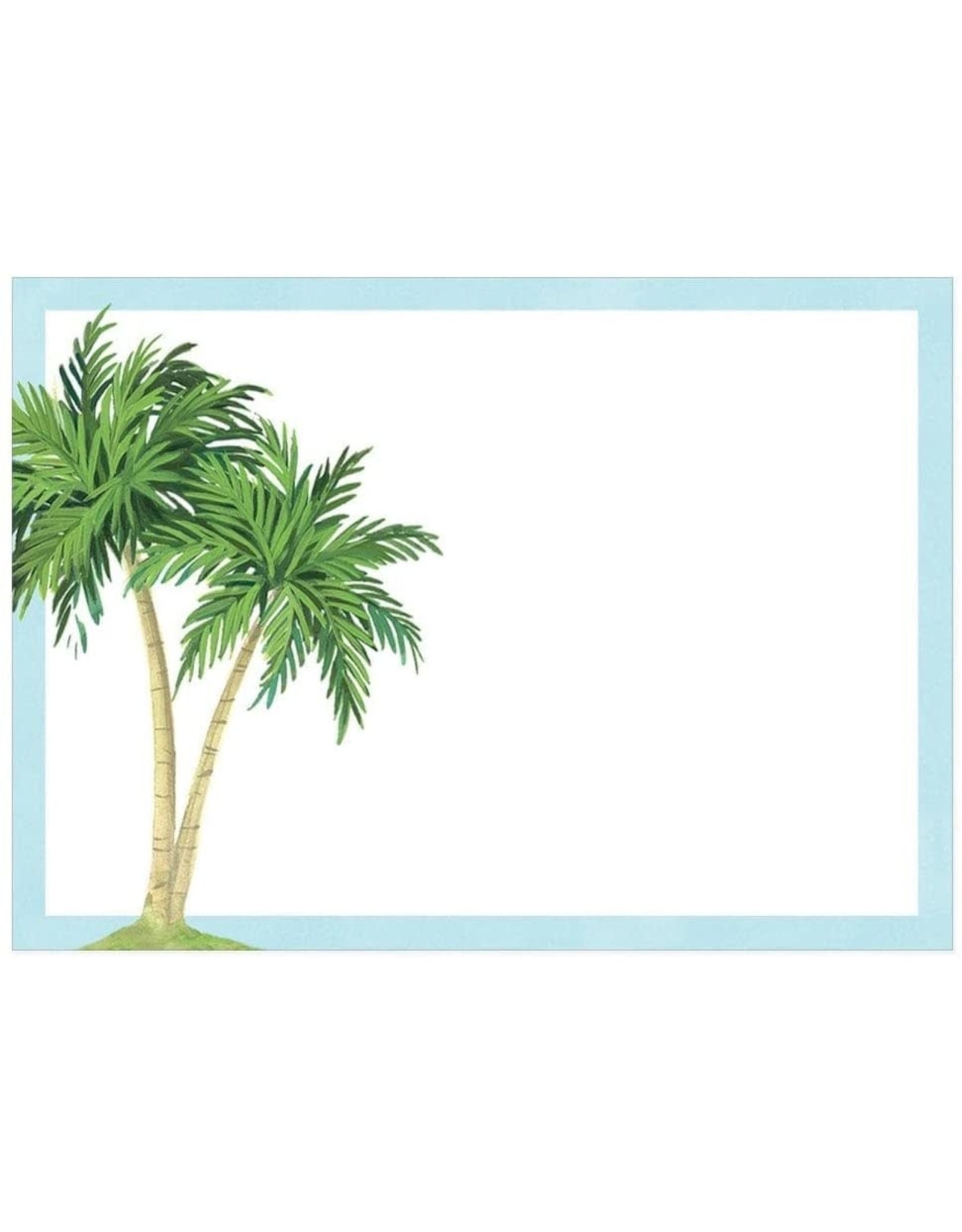 Caspari Name Tags Self Adhesive Labels 12pk Palm Trees