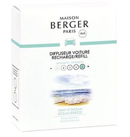 Maison Berger Car Diffuser Refill 2pk Scent Ocean Breeze