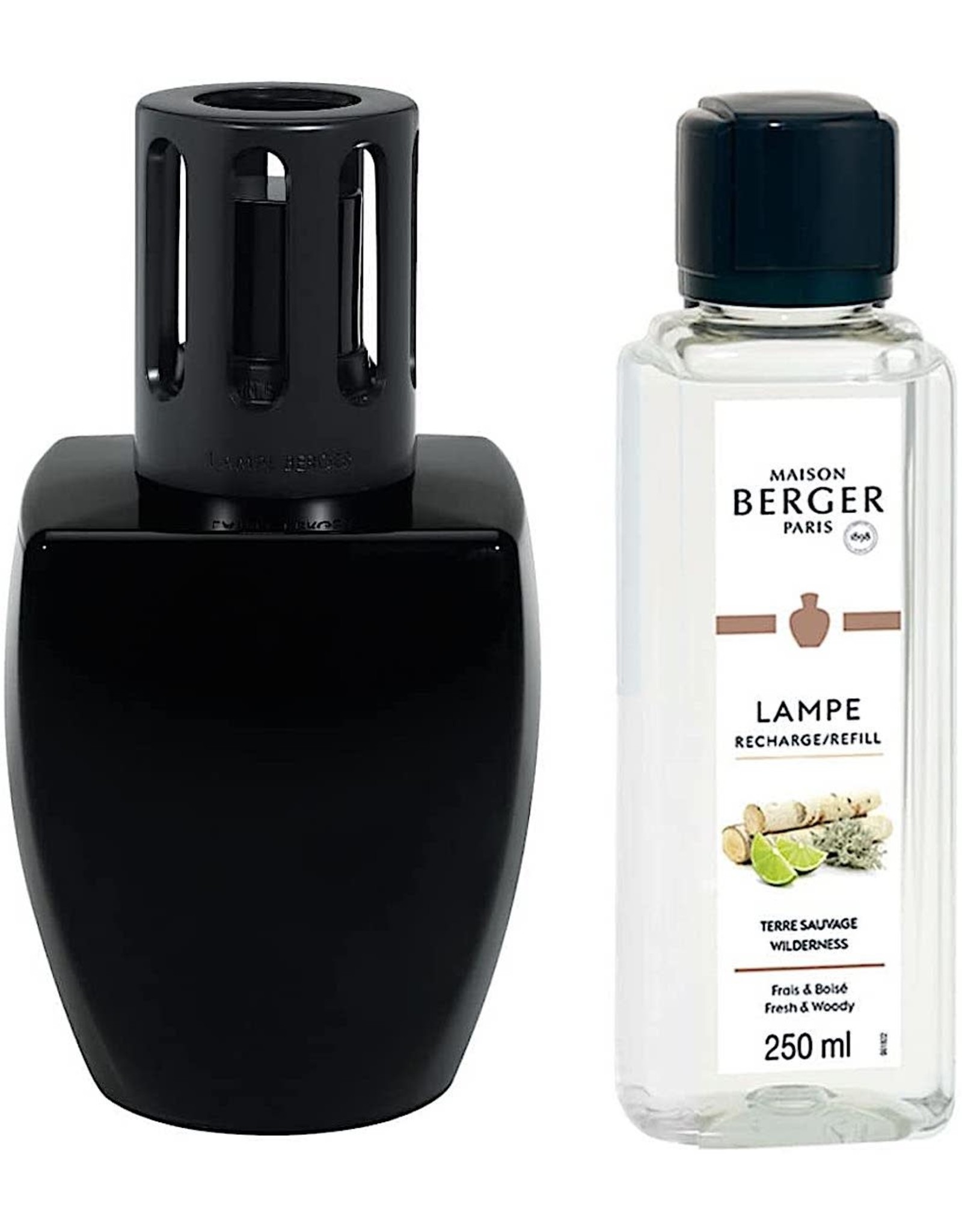 Lampe Berger June Black Fragrance Lamp Gift Set | Maison Berger