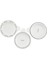Mud Pie Bistro Dipping Dishes Set of 3 Assorted
