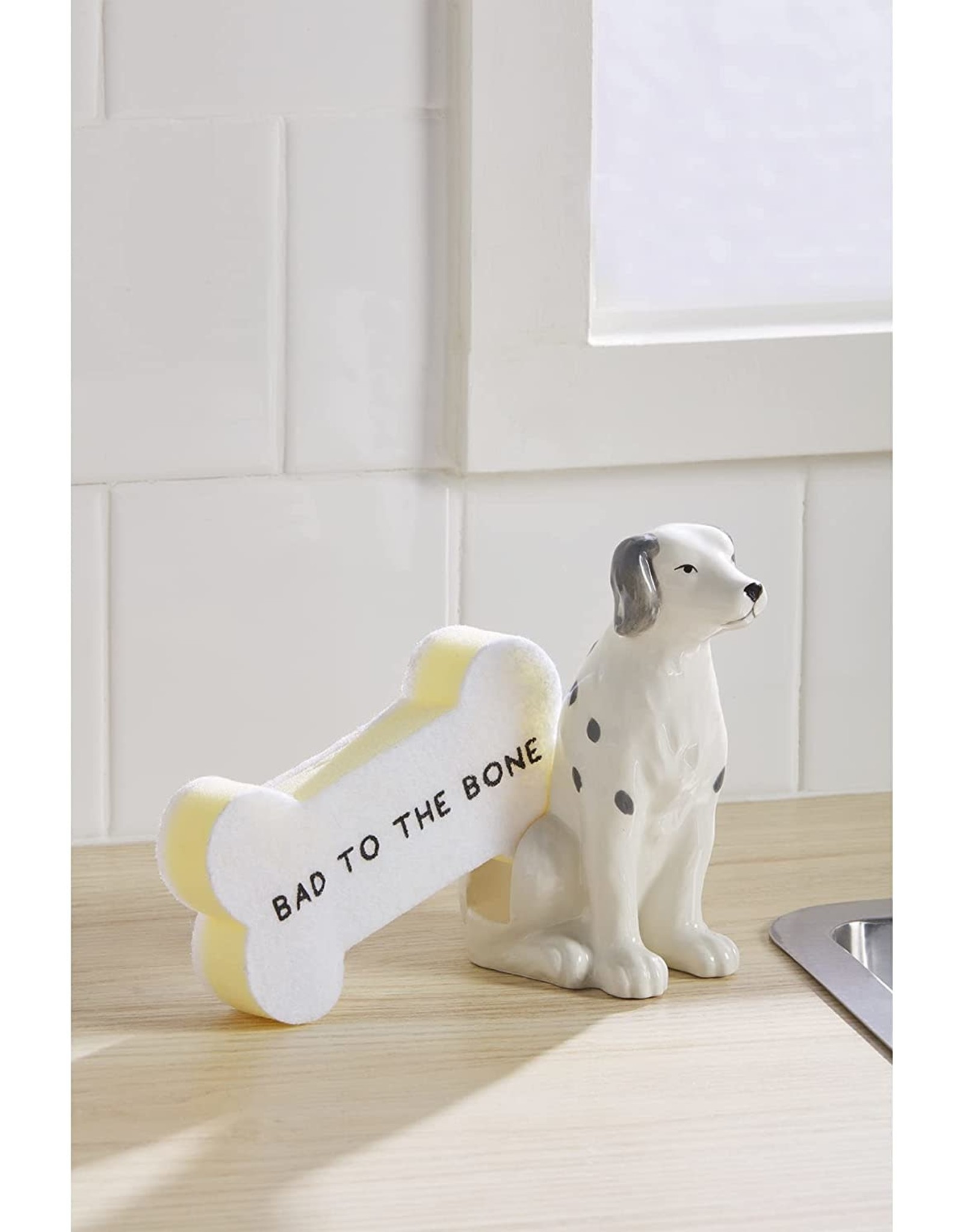 Mud Pie Dog Sponge Caddy Set With Bad To The Bone Sponge Digs N Gifts