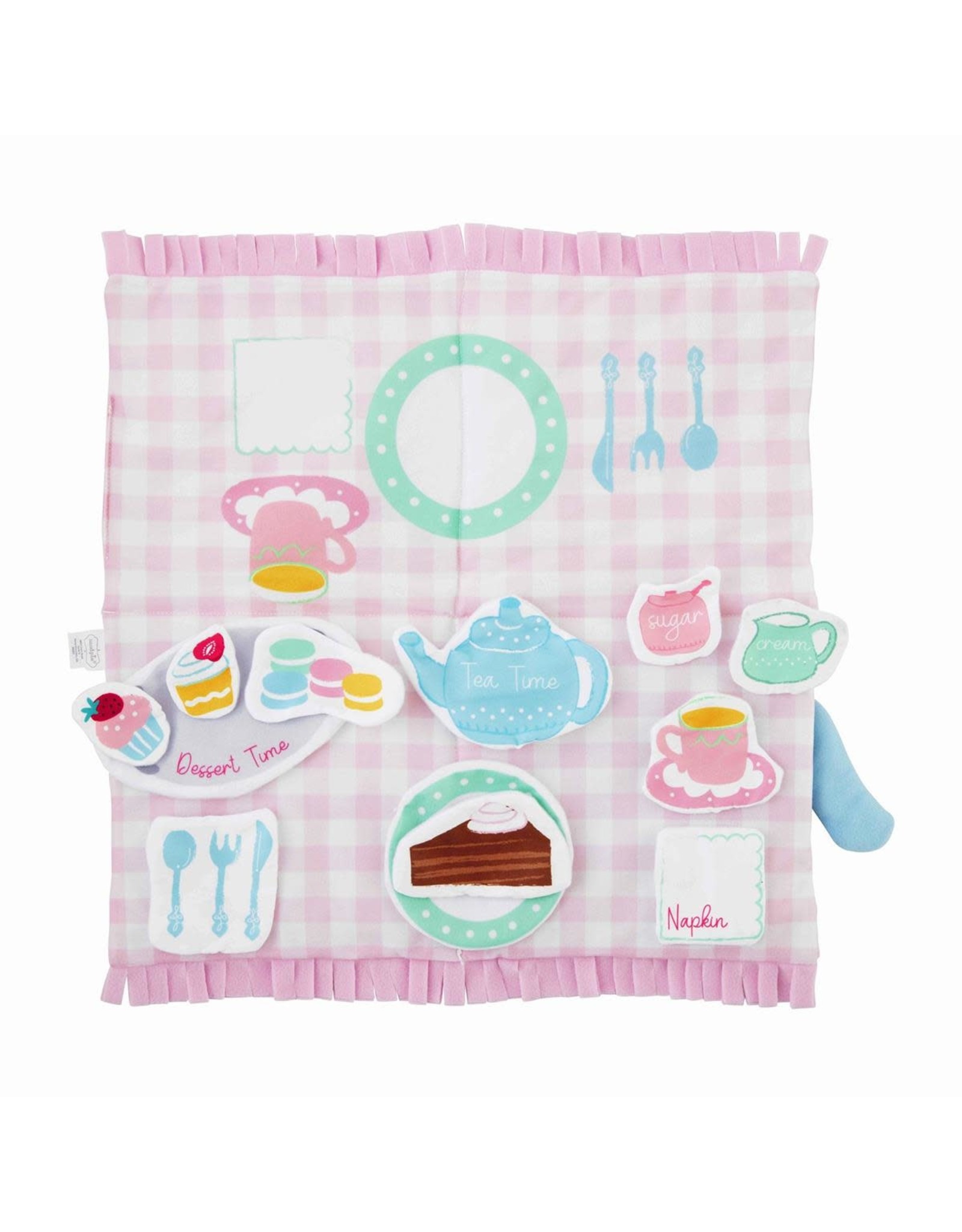 Mud Pie Toddler Gifts Tea Party Plush Book