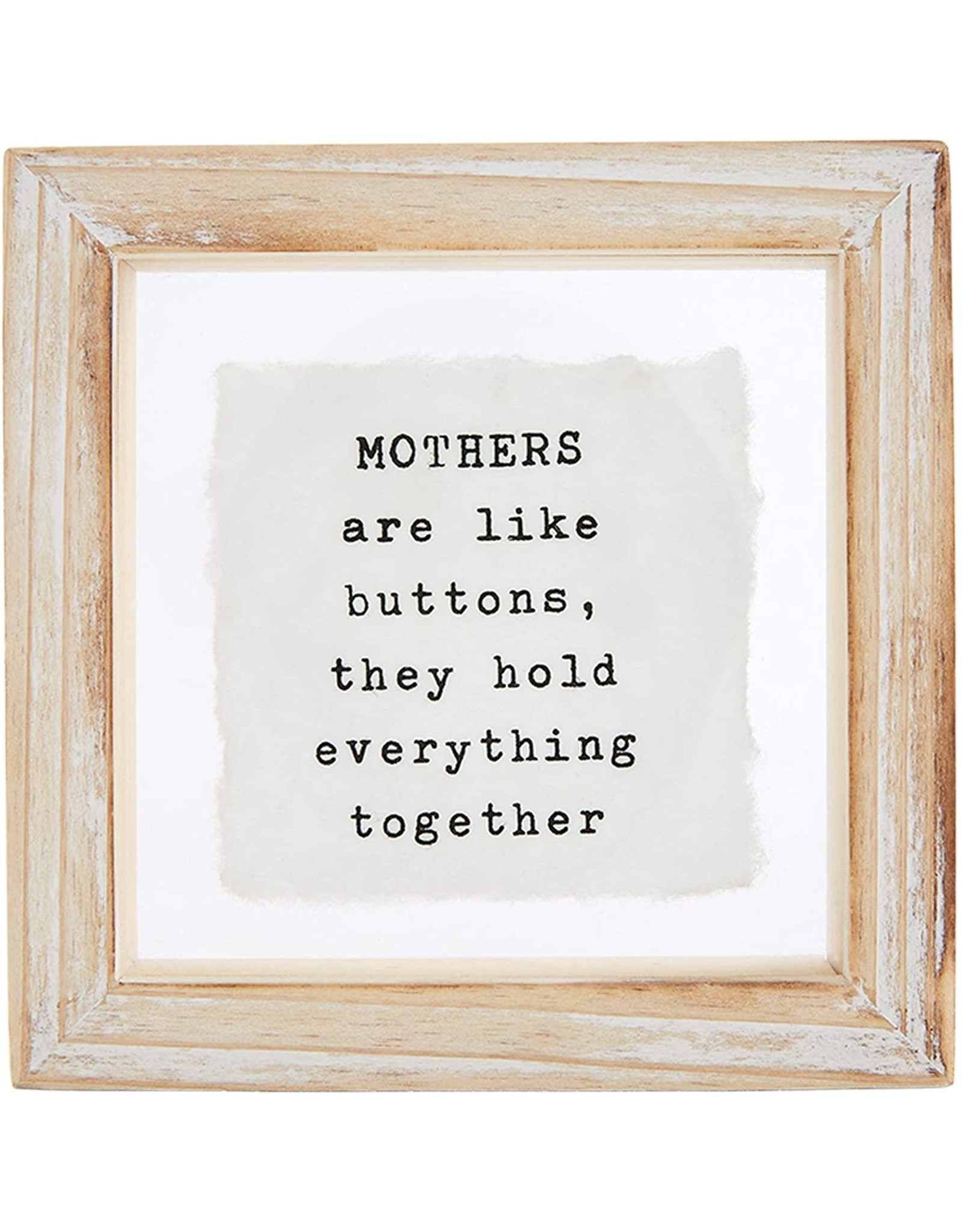 Mud Pie Pressed Glass Mothers Plaque With Sentiment