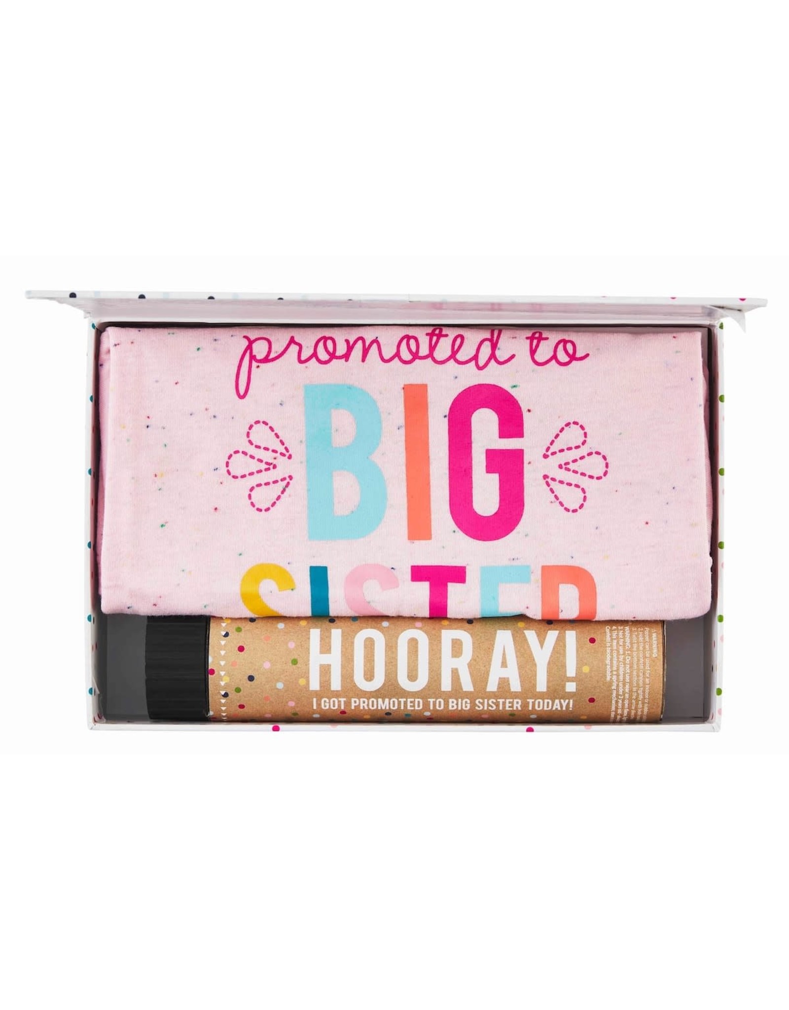 Mud Pie Promoted To Big Sister Shirt Gift Set