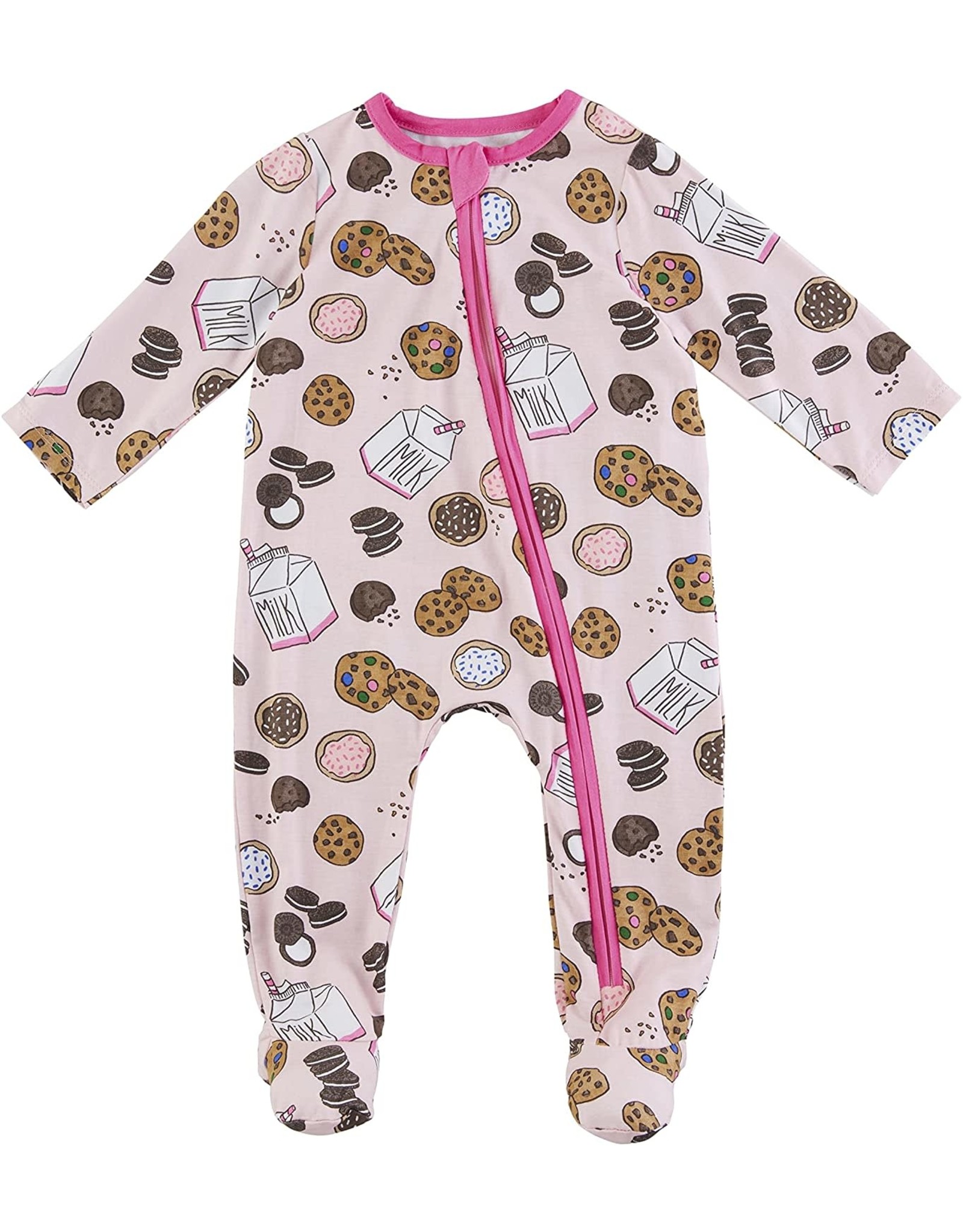 Mud Pie Baby Gifts Pink Cookie Baby Sleeper 3-6 Months