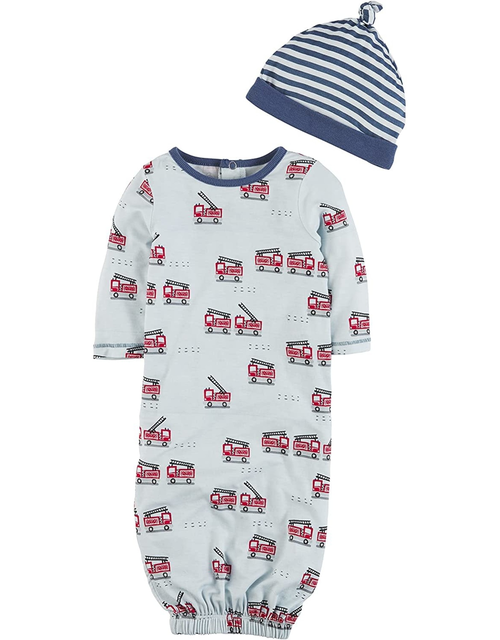 Mud Pie New Born Baby Take Me Home Clothing Set Firetruck 0-3 Months