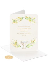 PAPYRUS® Baptism Cards Cartouche With Basin Love And Blessings