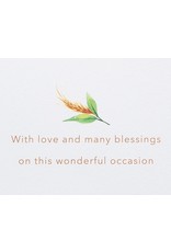 PAPYRUS® Baptism Cards Cartouche With Basin Love And Blessings