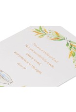 PAPYRUS® Baptism Cards Cartouche With Basin Love And Blessings