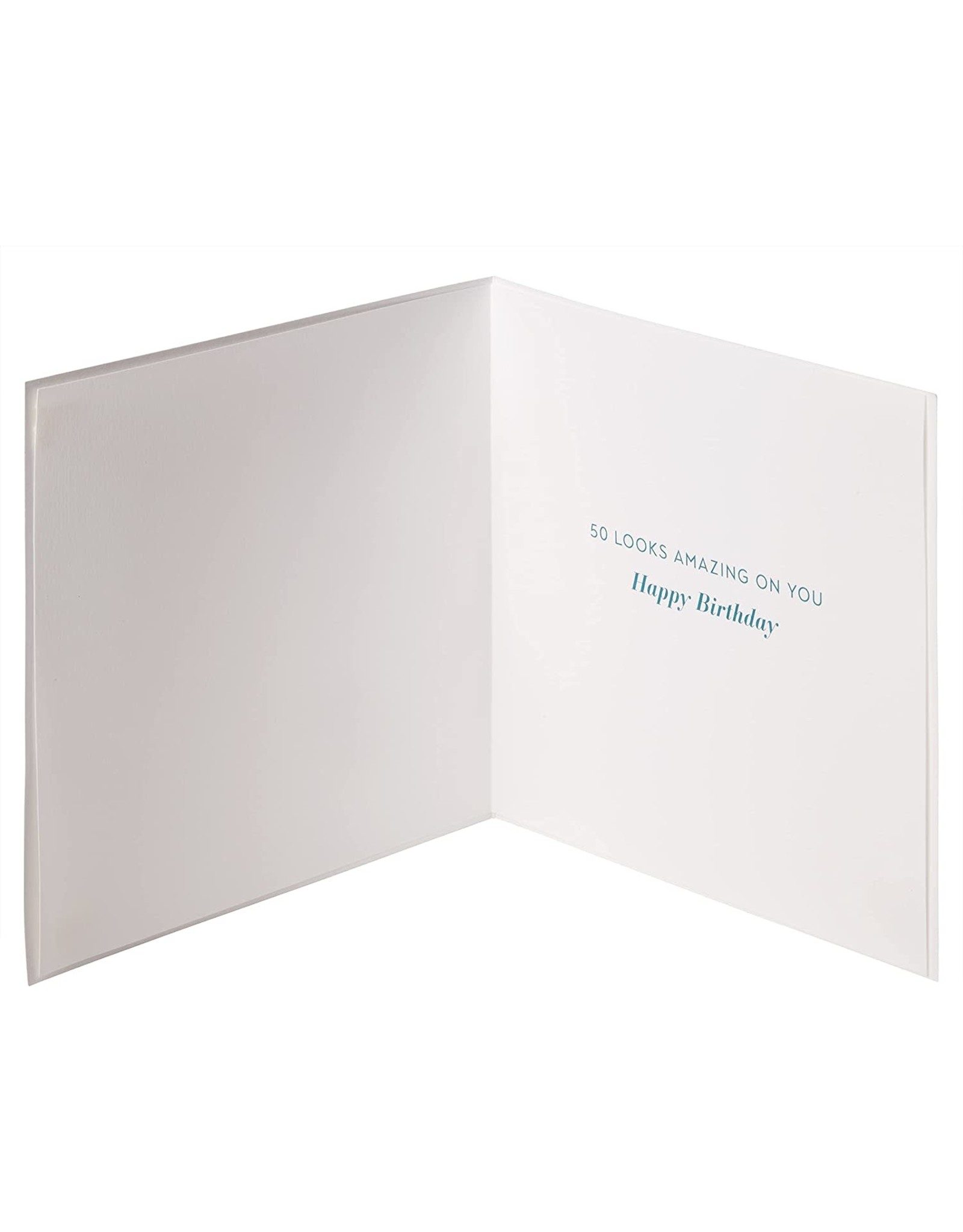 PAPYRUS® Birthday Card 50th 50 Looks Amazing On You