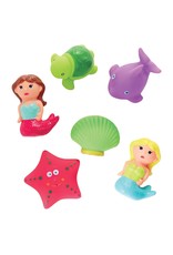 Mud Pie Kids Gifts Bath Toy Squirt Set Mermaid Friends 6pc Set