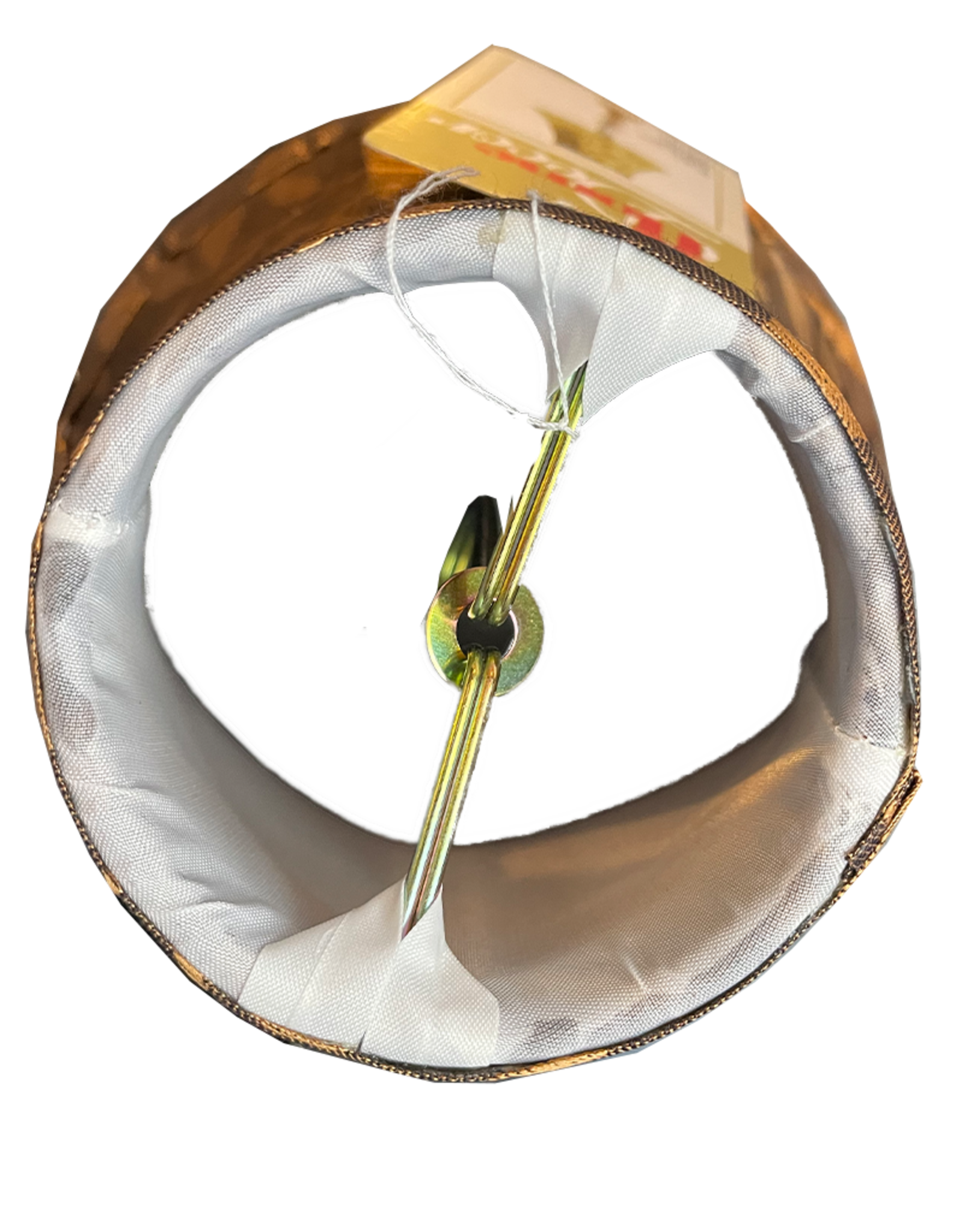 Darice Chandelier Lampshade 5-inch Clips Onto Light Bulb w Leaf Desig