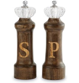 Mud Pie Door Knob Salt and Pepper Grinder Set