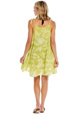 Mud Pie Women’s Saren Tie Dye Cover Up Lime