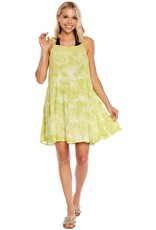 Mud Pie Women’s Saren Tie Dye Cover Up Lime