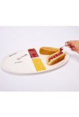 Mud Pie Burger and Hot Dog Platter Set