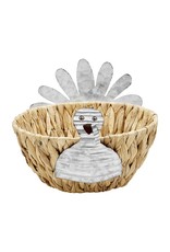 Mud Pie Hyacinth Turkey Basket