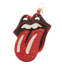 Christopher Radko Rolling Stones Diamond Anniversary Christmas Ornament