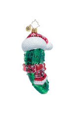 Christopher Radko Chilly Christmas Pickle Christmas Ornament