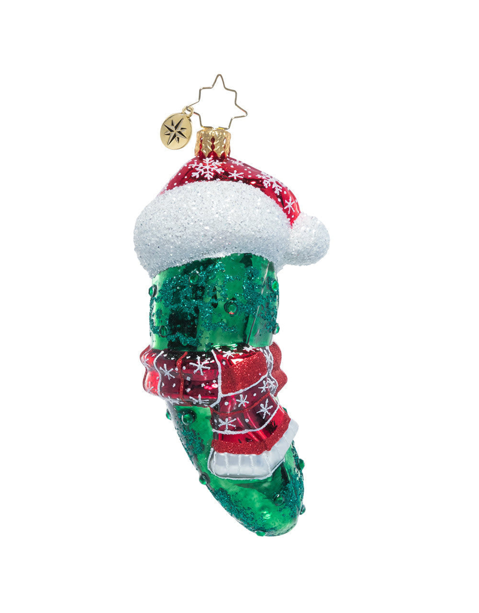 Christopher Radko Chilly Christmas Pickle Christmas Ornament