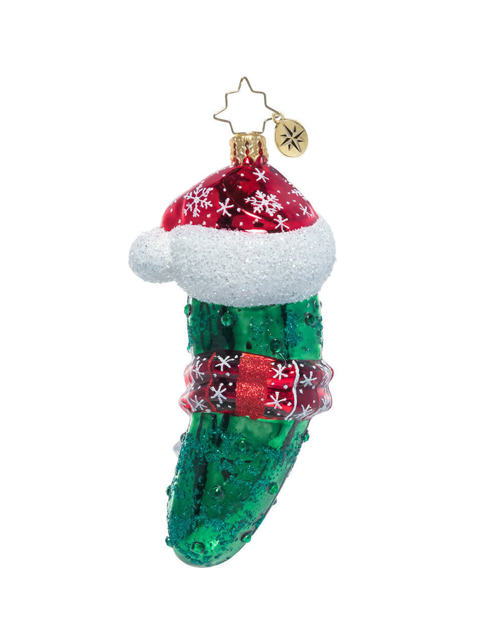 Christopher Radko Chilly Christmas Pickle Christmas Ornament