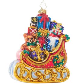 Christopher Radko Sleigh Of Treasures Christmas Ornament