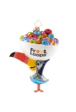 Christopher Radko Follow Your Nose Fruit Loops Christmas Ornament
