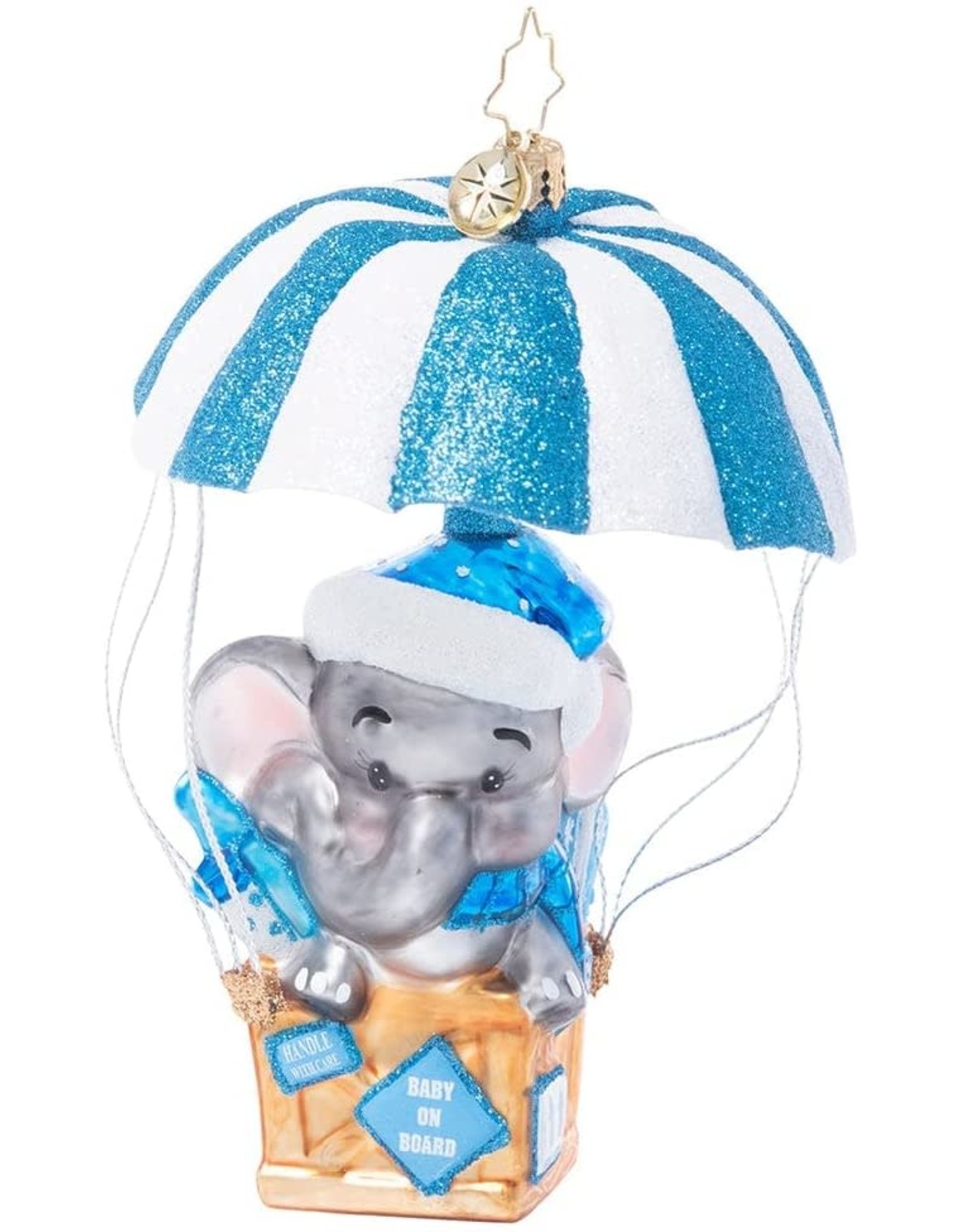 Christopher Radko Bundle Of Joy Baby Christmas Ornament