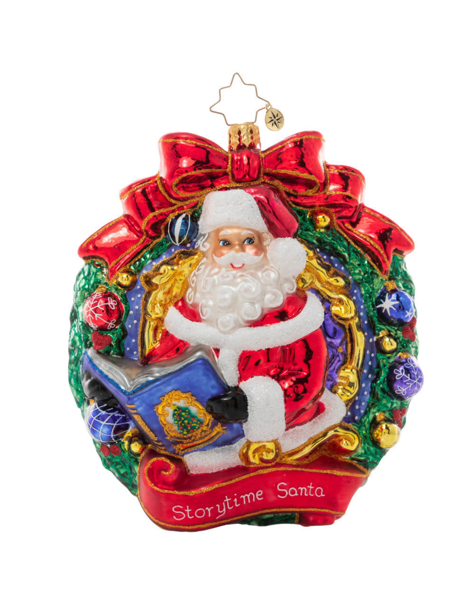 Christopher Radko Santas Story Time Christmas Ornament